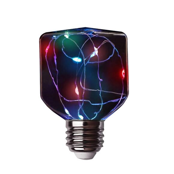 Feit Electric Indoor/Outdoor 10' 5 Socket String Light & 4 LED Fairy Bulbs NEW - Picture 5 of 10